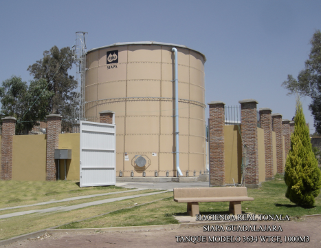 tanques de agua Hacienda Real Tonala